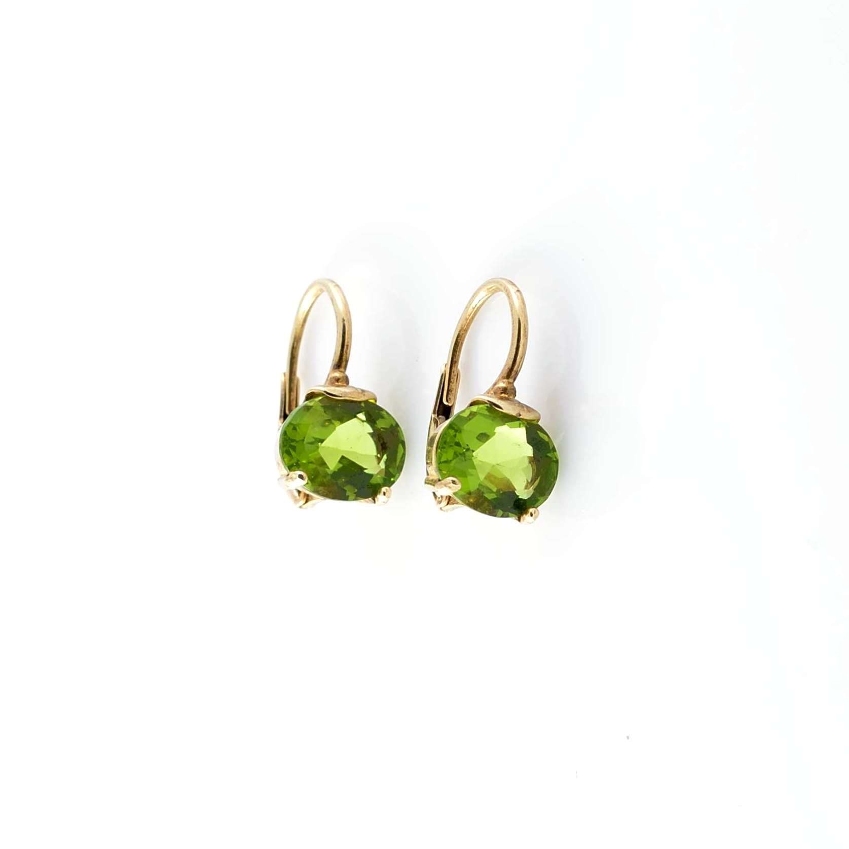 Peridot Gold earrings