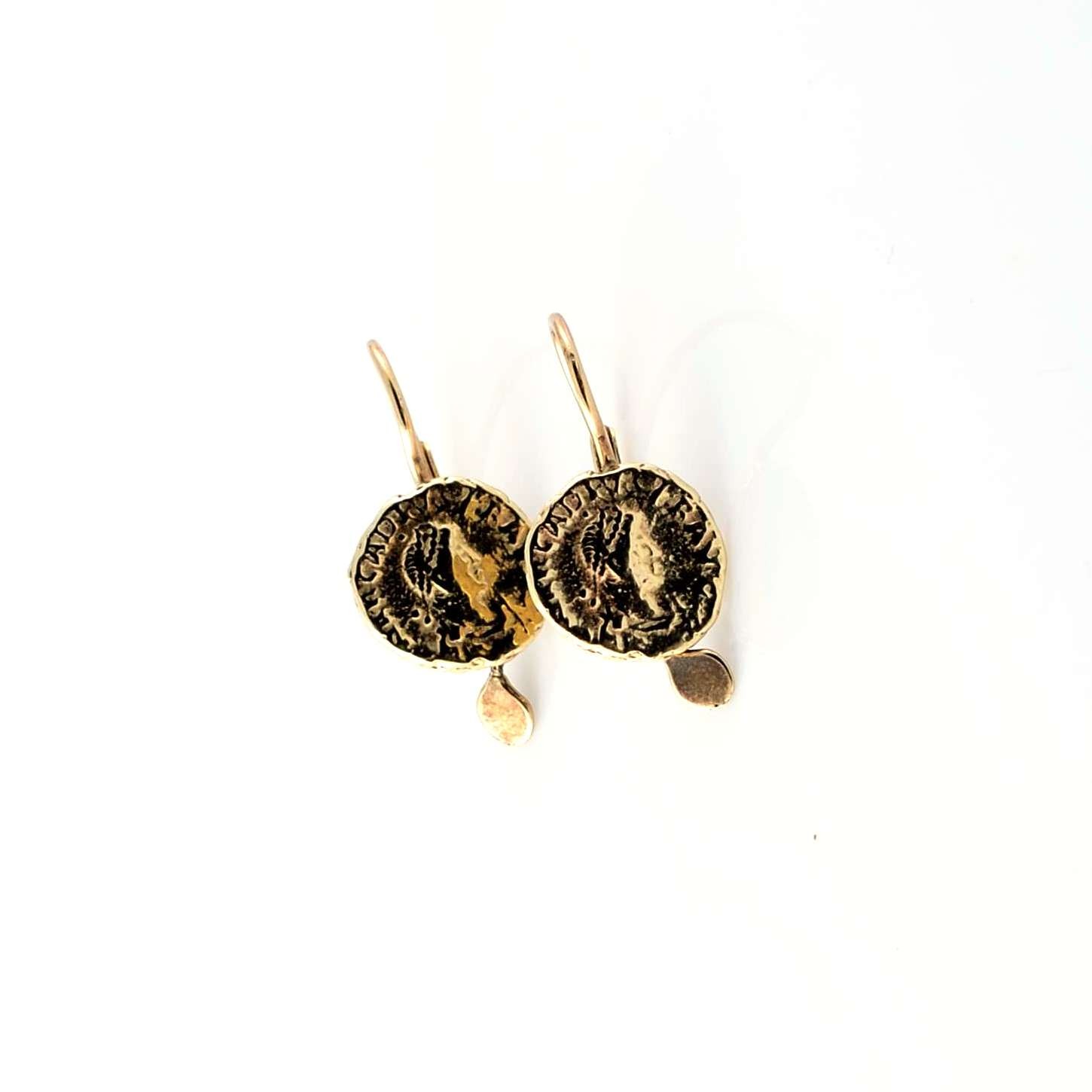 Earrings Gold Coins
